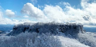 La neve sulle vallate aretine