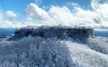 La neve sulle vallate aretine
