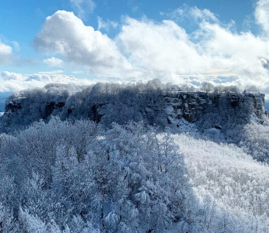 La neve sulle vallate aretine