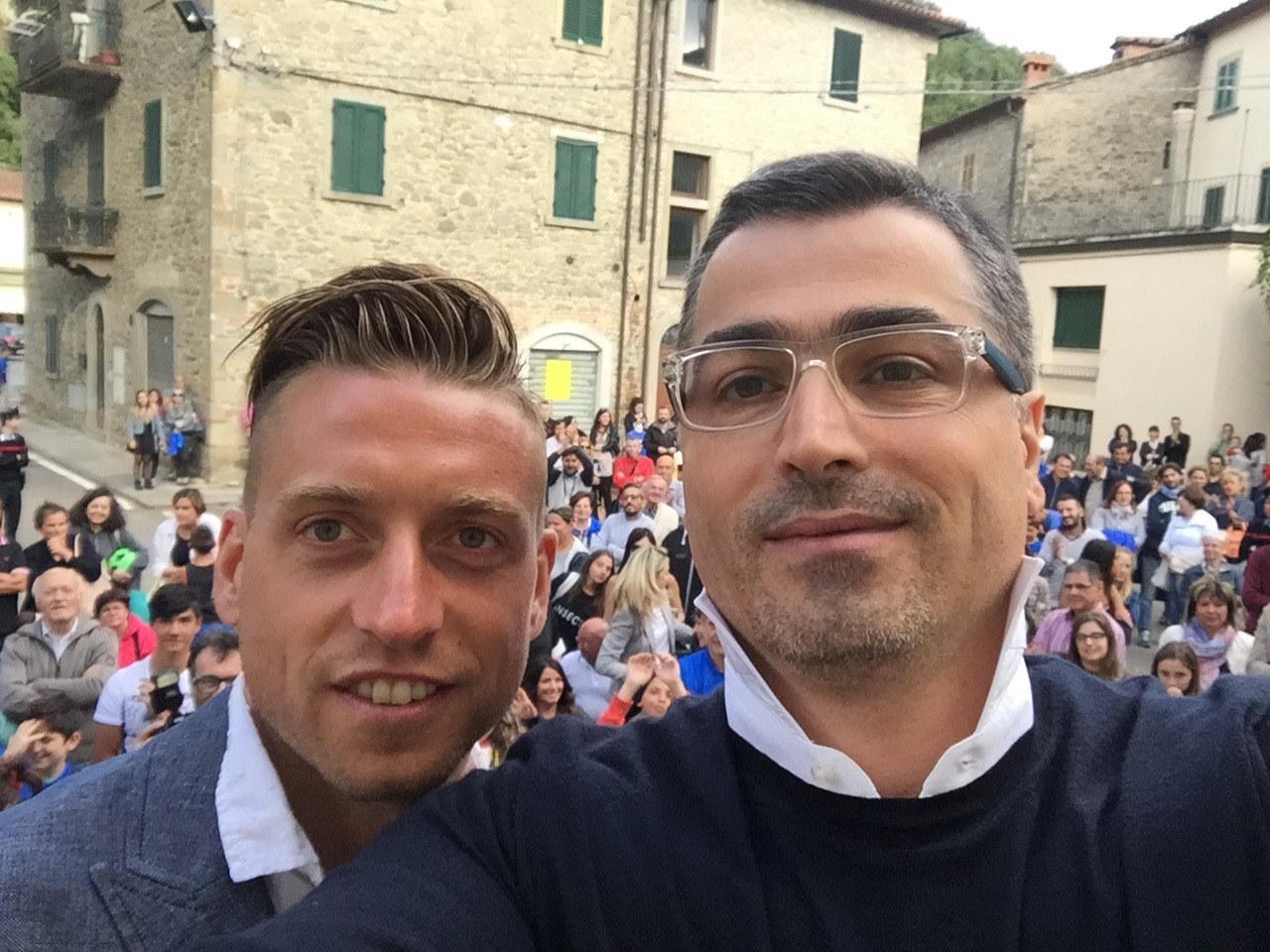Emanuele Giaccherini e Francesco Caremani, Talla (AR) luglio 2016