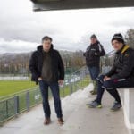 Marco Treghini (presidente), Mauro Moretti (custode) e Claudio Tonini (allenatore) GS OlmoPonte A.S.D.