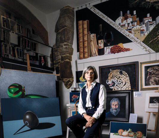 La magia del colore su tela